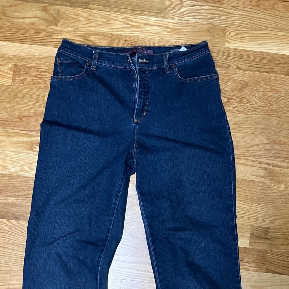 Gloria Vanderbilt Dark Indigo Straight Leg Jeans